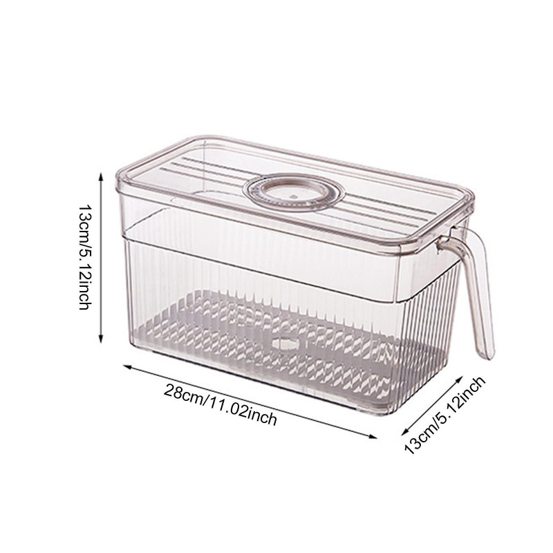 Ndvndigheter I Kket Household Handle Pet Container Food-grade Fresh-keeping Box Kitchen Vegetable And Fruit [...]