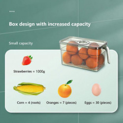 Ndvndigheter I Kket Household Handle Pet Container Food-grade Fresh-keeping Box Kitchen Vegetable And Fruit [...]