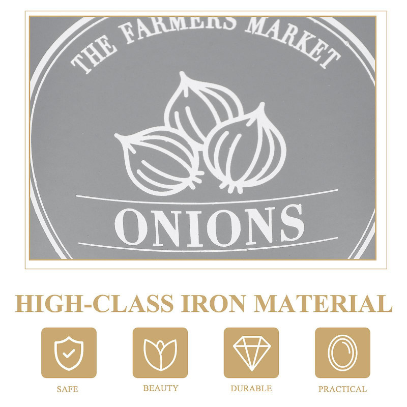 3pcs Household Onion Storage Buckets Food Storage Buckets Potato Containers