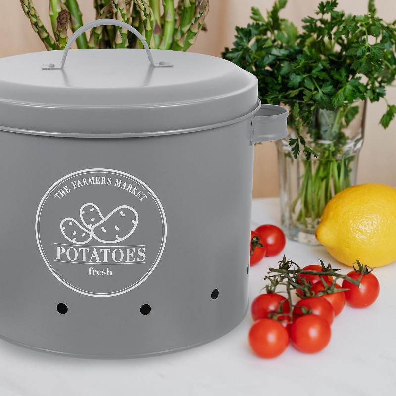3pcs Household Onion Storage Buckets Food Storage Buckets Potato Containers