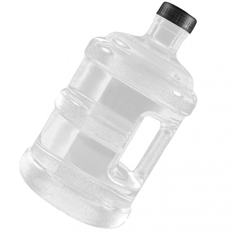 Seau de stockage d’eau épaissir transparent Cruche d’eau minérale de grande capacité avec poignée