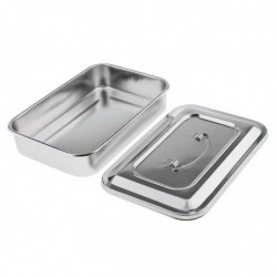 Stainless Steel Container Organizer Box Instrument Tray To Storage Box With Lid Tools Cans - 9 Inch Stainless Steel Container Organizer Box Instrument Tray To Storage Box With Lid Tools Cans - 9 Inch