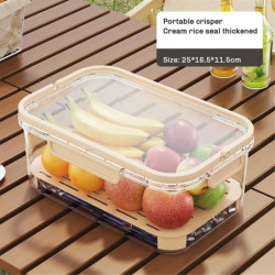 Portable Refrigerator Fresh-Keeping Box,Large-Capacity Portable Crisper with Handle,Fruit Storage C Portable Refrigerator Fresh-Keeping Box,Large-Capacity Portable Crisper with Handle,Fruit Storage C
