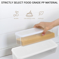 Household Noodle Translucent Storage Box Airtight Spaghetti Box Kitchen Food Fruit Container Household Noodle Translucent Storage Box Airtight Spaghetti Box Kitchen Food Fruit Container