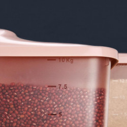 Corn Bin with Insect Proof and Moisture Proof Cover Household Sealed Flour Food Storage Tank Blue 3 Corn Bin with Insect Proof and Moisture Proof Cover Household Sealed Flour Food Storage Tank Blue 3