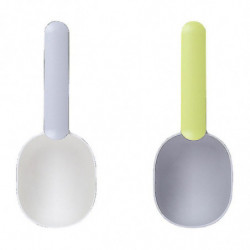 2pcs Pet Food Scoop avec poignée, adapté aux chiens chats et autres animaux de compagnie tw 2pcs Pet Food Scoop avec poignée, adapté aux chiens chats et autres animaux de compagnie tw