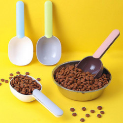 2pcs Pet Food Scoop avec poignée, adapté aux chiens chats et autres animaux de compagnie tw 2pcs Pet Food Scoop avec poignée, adapté aux chiens chats et autres animaux de compagnie tw