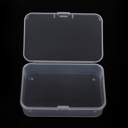 1pcs Clear Plastic Transparent With Lid Storage Box Collection Container Case 1pcs Clear Plastic Transparent With Lid Storage Box Collection Container Case