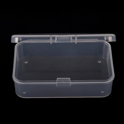 1pcs Clear Plastic Transparent With Lid Storage Box Collection Container Case 1pcs Clear Plastic Transparent With Lid Storage Box Collection Container Case