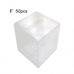 50pcs Square Transparent Mooncake Biscuit Packing Boxes Storage Case Container 50pcs Square Transparent Mooncake Biscuit Packing Boxes Storage Case Container