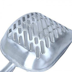 35x14cm Cat Little Kitty Scoop avec poignée en caoutchouc Pet Cleaner Scooper Pelle de sable Waste Scoop pour 1pc