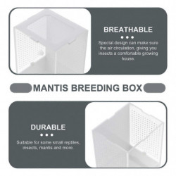 1pc Mantis Feeding Insect Breeding Box Acrylic Insect Feeding Container 1pc Mantis Feeding Insect Breeding Box Acrylic Insect Feeding Container