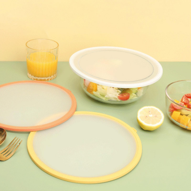 Couvercle en silicone de qualité alimentaire étanche à l’air Léger Rond Multifonctionnel Couvercle de maintien de [...]