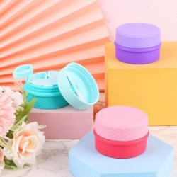 3 Sets Travel Makeup Containers Silicone Leakproof Travel Dispenser Jar Refillab 3 Sets Travel Makeup Containers Silicone Leakproof Travel Dispenser Jar Refillab