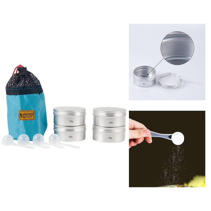 Multifunctional Tin Box Container Keep Food Fresh For Camping 150g