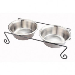 Bol pour chat en acier inoxydable Bol pour chien Bol à boire Bol de nourriture Protéger la vertèbre cervicale Bol pour chat en acier inoxydable Bol pour chien Bol à boire Bol de nourriture Protéger la vertèbre cervicale