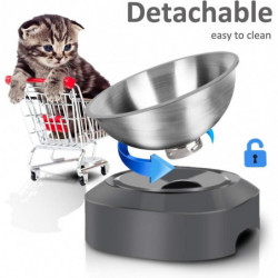 Elevated Cat Food Bowl, Stainless Steel Cat Bowl Food Water Anti Vomiting Elevated With Stand Ergonomic Lift Tilt [...]