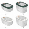 Cafe Moisture-proof Rice Bucket Transparent Visible Easy To Store