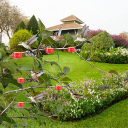 Handheld Hummingbird Feeders Plastic Mini Hand Feeding Tools(red,4pcs) Handheld Hummingbird Feeders Plastic Mini Hand Feeding Tools(red,4pcs)