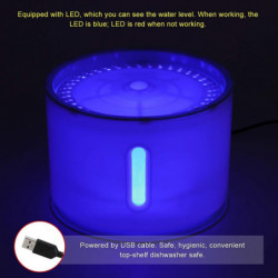 Water Fountain Replaceable Filtration Automatic Cat Water Fountain Mute Activated Carbon 2.4l Water Fountain With [...]