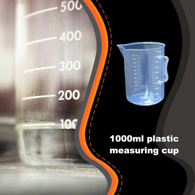 1000ml Measuring Cup Plastic Liquid Container Large Capacity Mixing