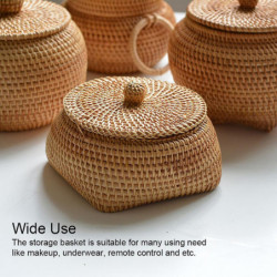 Storage Basket Modern Solid Color Braided Odorless Bucket Container Storage Basket Modern Solid Color Braided Odorless Bucket Container