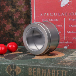 Clear View Tinplate Iron Storage Spice for Case Container Tin Box Round Tins Clear View Tinplate Iron Storage Spice for Case Container Tin Box Round Tins