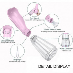 Bouteille d’eau pour chien Distributeur d’eau pliable portable pour chien pour Wal extérieur Bouteille d’eau pour chien Distributeur d’eau pliable portable pour chien pour Wal extérieur