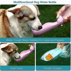 Bouteille d’eau pour chien Distributeur d’eau pliable portable pour chien pour Wal extérieur Bouteille d’eau pour chien Distributeur d’eau pliable portable pour chien pour Wal extérieur