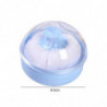 Soft Bristles Dry Powder Puff Transparent Lid Dustproof Moisture-proof Baby Talcum Powder Container