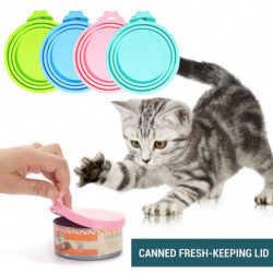 Pet Can Lid Universal Silicone Pet Food Can Covers Good Sealing Leak-proof Easy to Clean Cat Can Pet Can Lid Universal Silicone Pet Food Can Covers Good Sealing Leak-proof Easy to Clean Cat Can