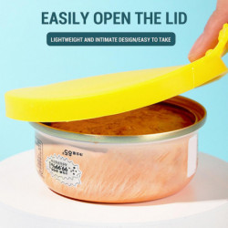 Pet Can Lid Universal Silicone Pet Food Can Covers Good Sealing Leak-proof Easy to Clean Cat Can Pet Can Lid Universal Silicone Pet Food Can Covers Good Sealing Leak-proof Easy to Clean Cat Can