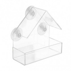 Bird Feeder Large Capacity Convenient Wear-resistant Suction Cup Design Hanging Bird Food Container Bird Feeder Large Capacity Convenient Wear-resistant Suction Cup Design Hanging Bird Food Container