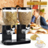 Food Jar Dispenser Dustproof Good Sealing High Capacity Dry Food Dispenser Cereals Jar Storage