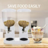 Food Jar Dispenser Dustproof Good Sealing High Capacity Dry Food Dispenser Cereals Jar Storage