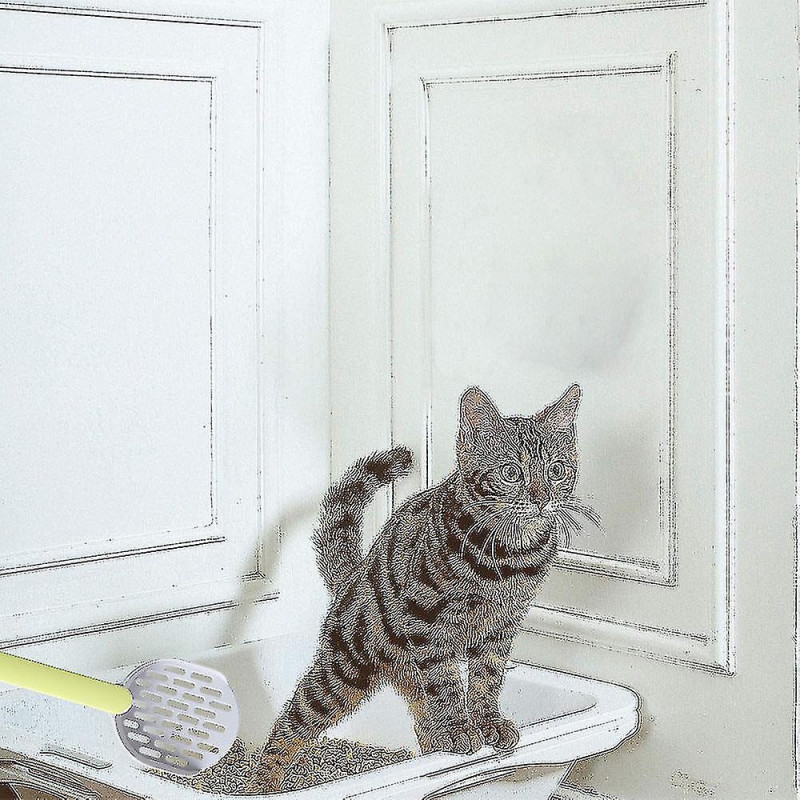 Sifter Shovel Litter Scoop - Durable Abs Plastic Litter Scoop