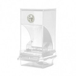 Automatic Bird Feeder with Perch Large Capacity Transparent Food Container Plastic Parrot Water Food Automatic Bird Feeder with Perch Large Capacity Transparent Food Container Plastic Parrot Water Food