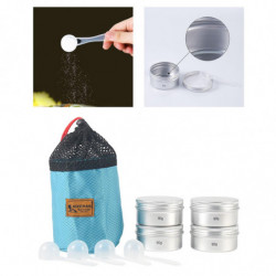 Multifunctional Tin Box Container Keep Food Fresh For Camping 80g Multifunctional Tin Box Container Keep Food Fresh For Camping 80g