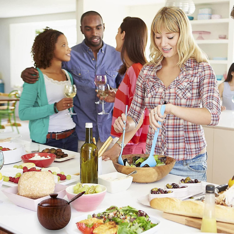 2-piece Set-wooden Salt Box Container Holder Spice Jar Seasoning Bowl Condiment Container Storage Box With Lid And [...]