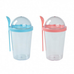 Portable Salad Cup With Screw Lid And Spoon - Non-toxic Bpa-free Portable Salad Cup With Screw Lid And Spoon - Non-toxic Bpa-free