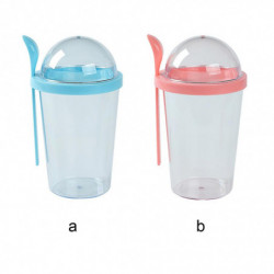 Portable Salad Cup With Screw Lid And Spoon - Non-toxic Bpa-free Portable Salad Cup With Screw Lid And Spoon - Non-toxic Bpa-free