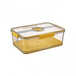 Food Storage Refrigerator Timekeeping Organizer Box Pet Kitchen Fridgekeeping Bins Yellow 11 X 32.5 Food Storage Refrigerator Timekeeping Organizer Box Pet Kitchen Fridgekeeping Bins Yellow 11 X 32.5