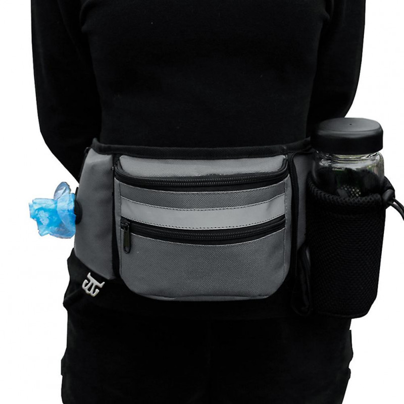 Outdoor Walking Dog Treat Pouch Poop Dispenser Training Waist Bag