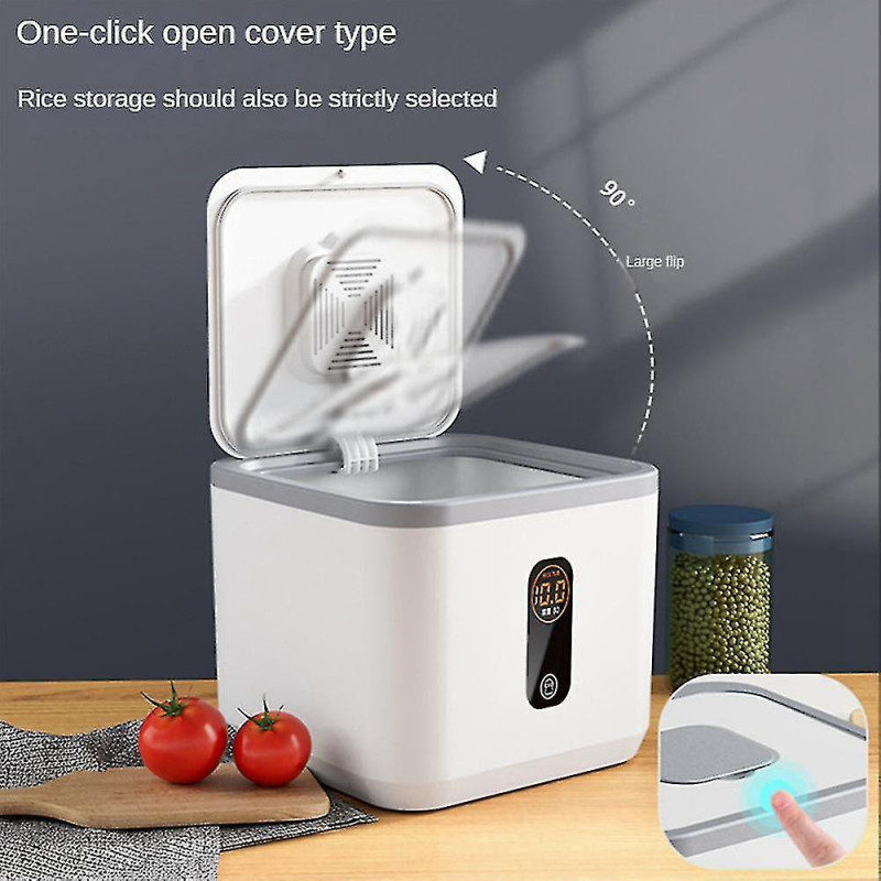 Contain Moisture-proof Nano Insect-proof Sealed Pet Food Container Rice Grain Storage Box Green