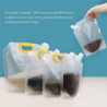 10pack Grain Moisture-proof Sealed Bag,transparent Storage Suction Bags,resealable Airtight Proof Packaging Baggies