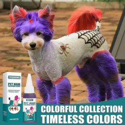 Pet Dyeing Agent Pet Hair Coloring Dyestuffs Dyeing Pigment Pet Accessories For Dog Cat New Pet Dyeing Agent Pet Hair Coloring Dyestuffs Dyeing Pigment Pet Accessories For Dog Cat New