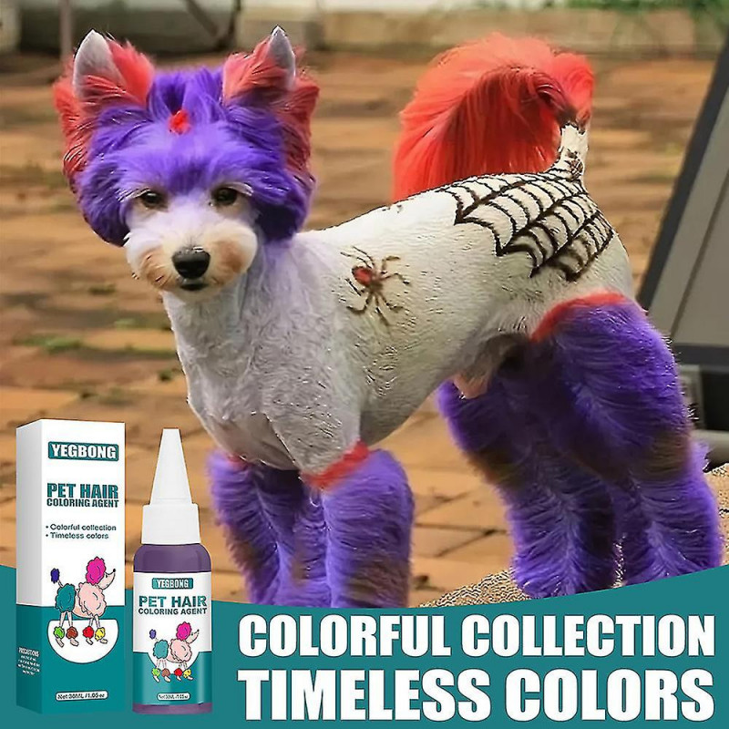 Pet Dyeing Agent Pet Hair Coloring Dyestuffs Dyeing Pigment Pet Accessories For Dog Cat New
