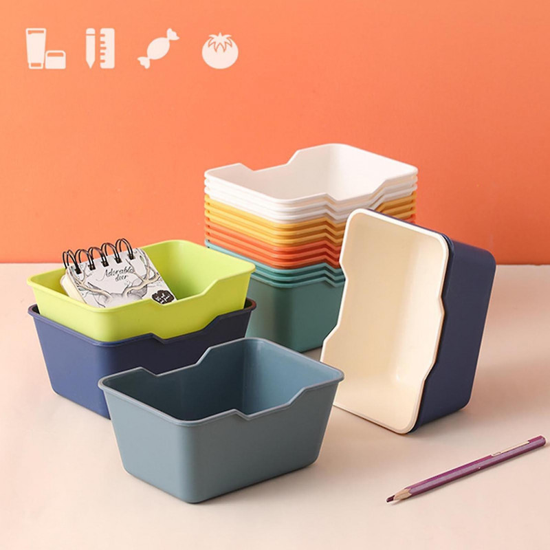 Boîte de rangement Grande capacité Gain de place en plastique Comestics Makeup Container