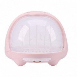 1pc Bottle Storage Box Dustproof Dripping Children's Tableware Dry Storage Box