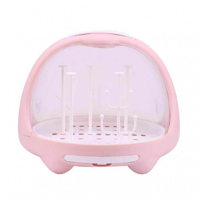 1pc Bottle Storage Box Dustproof Dripping Children's Tableware Dry Storage Box